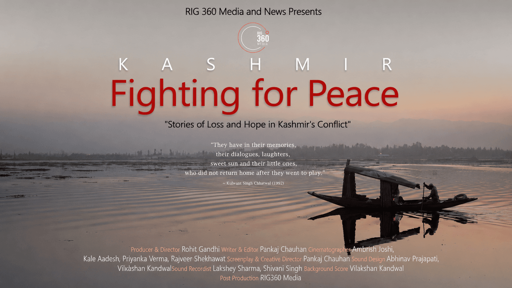 Kashmir — Fighting for Peace — film poster
